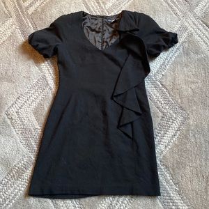 French connection black LBD size 2 straight